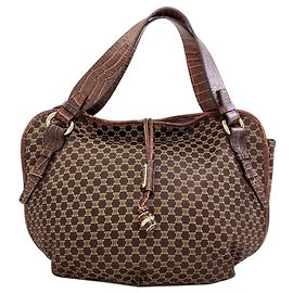 Céline Saco Tote Celine Macadam Bittersweet Marrom
