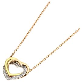 Colar Cartier Trinity Heart Diamante Outro