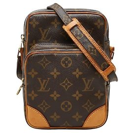 Louis Vuitton Monogram Amazon Crossbody Shoulder Bag Braun