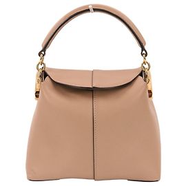 TOD'S Micro T-Case T-Timeless 2-Way Lederhandtasche Schwarz Beige