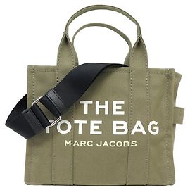 NEW MARC JACOBS THE SMALL TOTE BAG M0016493 CANVAS HANDBAG SHOULDER STRAP Green