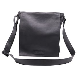 Borsa a tracolla Ralph Lauren in pelle nera Nero