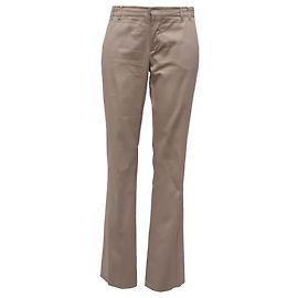Pantalon bootcut Gucci en coton beige Beige