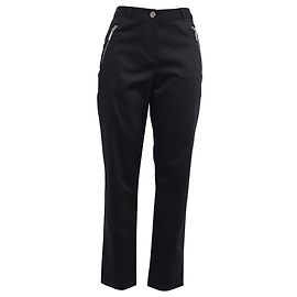 Pantalon ajusté Michael Kors en coton noir Noir