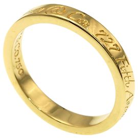 Autre Marque Anillo Tiffany & Co. Notes Narrow en oro amarillo de 18K Otro