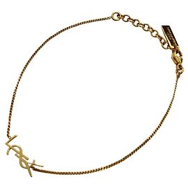 Pulseira com pingentes dourada Yves Saint Laurent Dourado