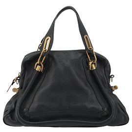 Chloé Chloe Paraty Quilted Leather Medium Preto