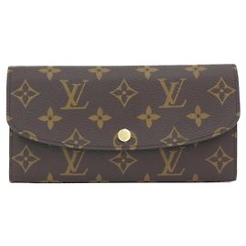 Louis Vuitton Monogram Portefeuille Emilie Wallet Marrom