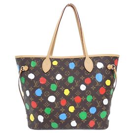 Bolso Louis Vuitton Monogram Neverfull MM Castaño Multicolor