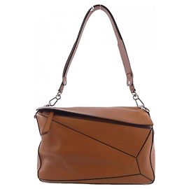 Bolso de hombro Loewe PUZZLE XL Castaño