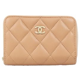 Monedero Chanel Timeless Classic Line Naranja