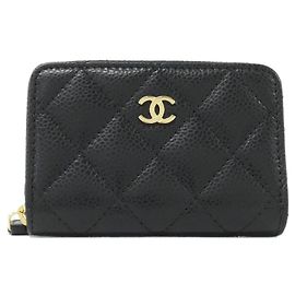 Monedero Chanel Timeless Classic Line Negro