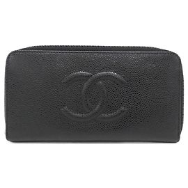 Carteira Longa Chanel Timeless CC Line Preto