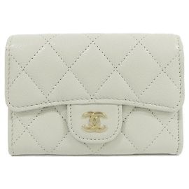 Tarjetero Chanel Timeless Classic Line AP4096 Gris