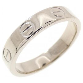 Anel Mini Love Cartier em Ouro Branco 18K Outro