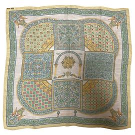 Hermès Lenço de seda Hermes Carre 90 CIELS BYZANTINS Multicor
