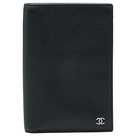Carteira bi-fold Chanel Coco Mark Preto
