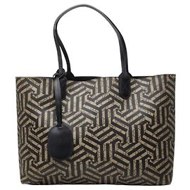 Gucci GG Kaleido Wendbare Tote Bag Schwarz Beige