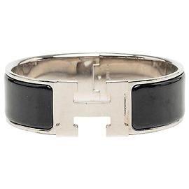 Hermès Bracciale Hermes Clic Clac H PM Nero Argento