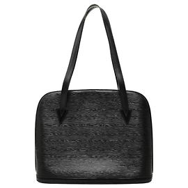 Sac cabas Louis Vuitton Epi Lussac Noir