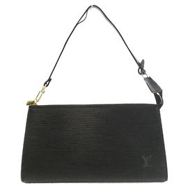 Louis Vuitton Epi Pochette Accessoires Negro