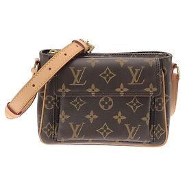 Louis Vuitton Monogram Viva Cite PM Shoulder Bag Brown