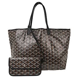 Goyard Saint Louis Coated Canvas PM Nero