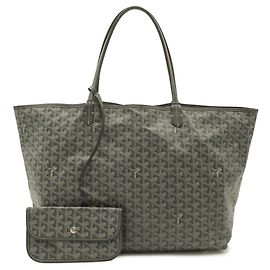 Saco Tote Goyard Saint Louis GM Marrom Branco Amarelo