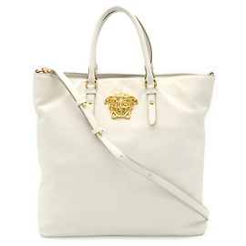Saco Tote Versace Medusa Branco