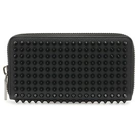 Christian Louboutin Panettone Long Wallet Black Red