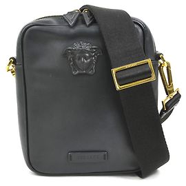 Borsa a tracolla Versace Medusa Nero