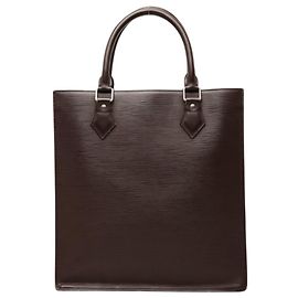 Bolsa Louis Vuitton Epi Sac Plat PM Marrom