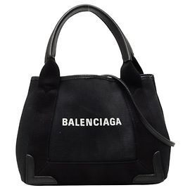 Bolsa Balenciaga Cabas XS Navy Preto