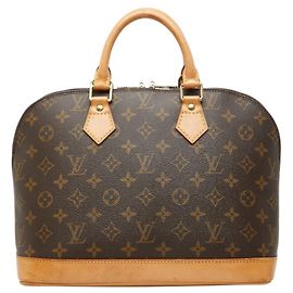 Louis Vuitton Monogram Alma Handbag Brown