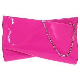 Bolsa Christian Louboutin Rubbit Twist em couro patente Rosa