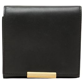 Bottega Veneta Vintage Tri-fold Wallet Black