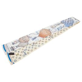 Louis Vuitton Bandeau Up and Away Seidentuch Mehrfarben