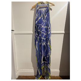 Robe Roberto Cavalli bleue T.M Bleu