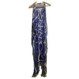 Vestido Roberto Cavalli azul T.M Azul