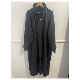 Trench Balenciaga nero T.XXS Nero