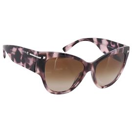 VALENTINO Sonnenbrille Kunststoff Rosa Silber Auth BA15546A Silber Pink