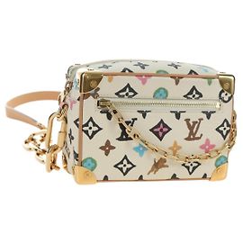LOUIS VUITTON Monogram Craggy Mini Soft Trunk Bag Beige M25132 LV Auth 200369SM Bege