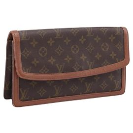 LOUIS VUITTON Monogram Pochette Dam GM Clutch Bag M51810 LV Auth ka6205 Monogramma