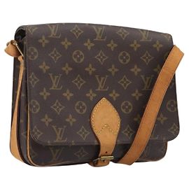 LOUIS VUITTON Monogram Cartouchiere GM Shoulder Bag M51252 LV Auth 202286 Monograma