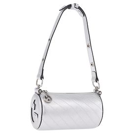 Sac à épaule GUCCI Blondy en cuir argenté 760170 Auth 203732M Argenté