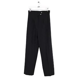 Chanel Hose aus Wolle schwarz Schwarz