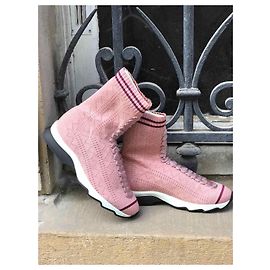 Baskets Fendi roses T.36 Pink
