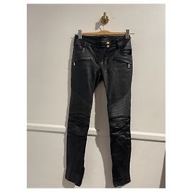 Pantalones Balmain negros T.34 Negro