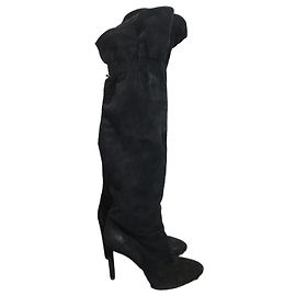 Bottes Roberto Cavalli noires T.39 Black