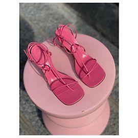 Sandali Bottega Veneta Strappy T.37 Rosa